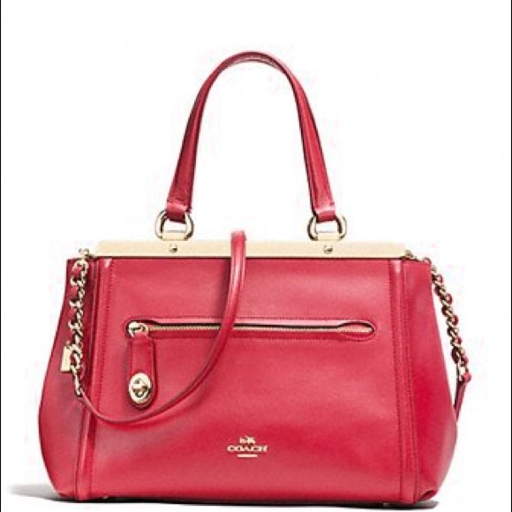 Coach Lex Smooth Leather Satchel